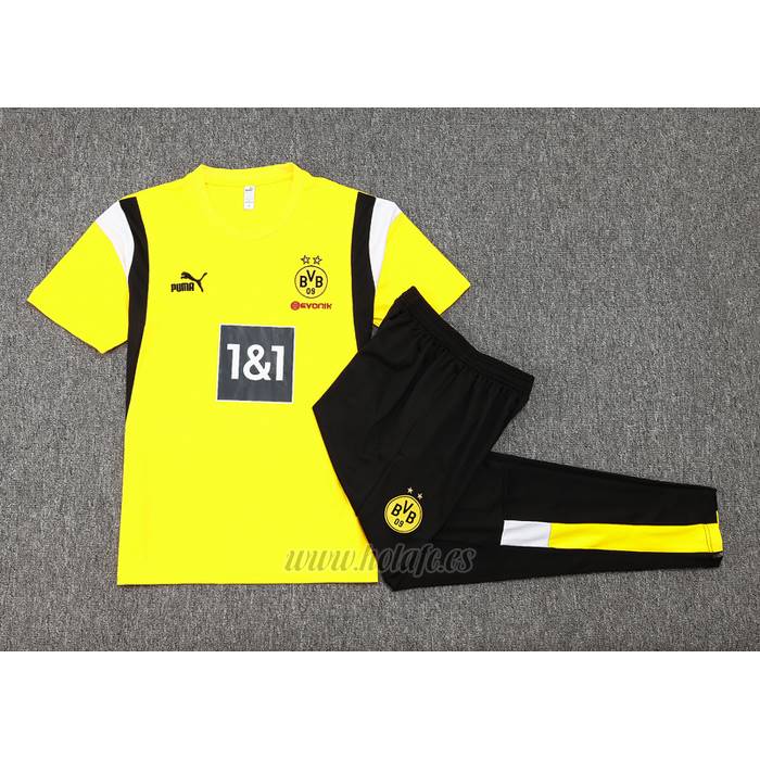 Chandal del Borussia Dortmund Manga Corta 2023-2024 Amarillo